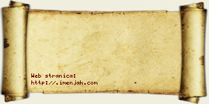 Velislava Tripković vizit kartica